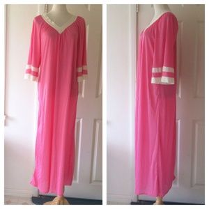 Bubblegum Pink with White trim Nightgown